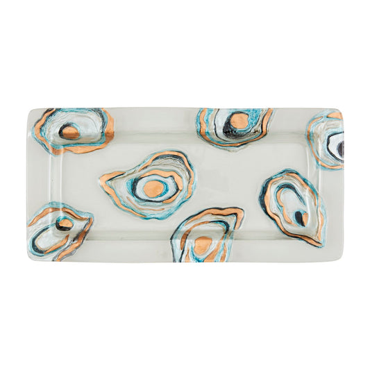 Mud Pie - Platter - Oyster Glass - Findlay Rowe Designs