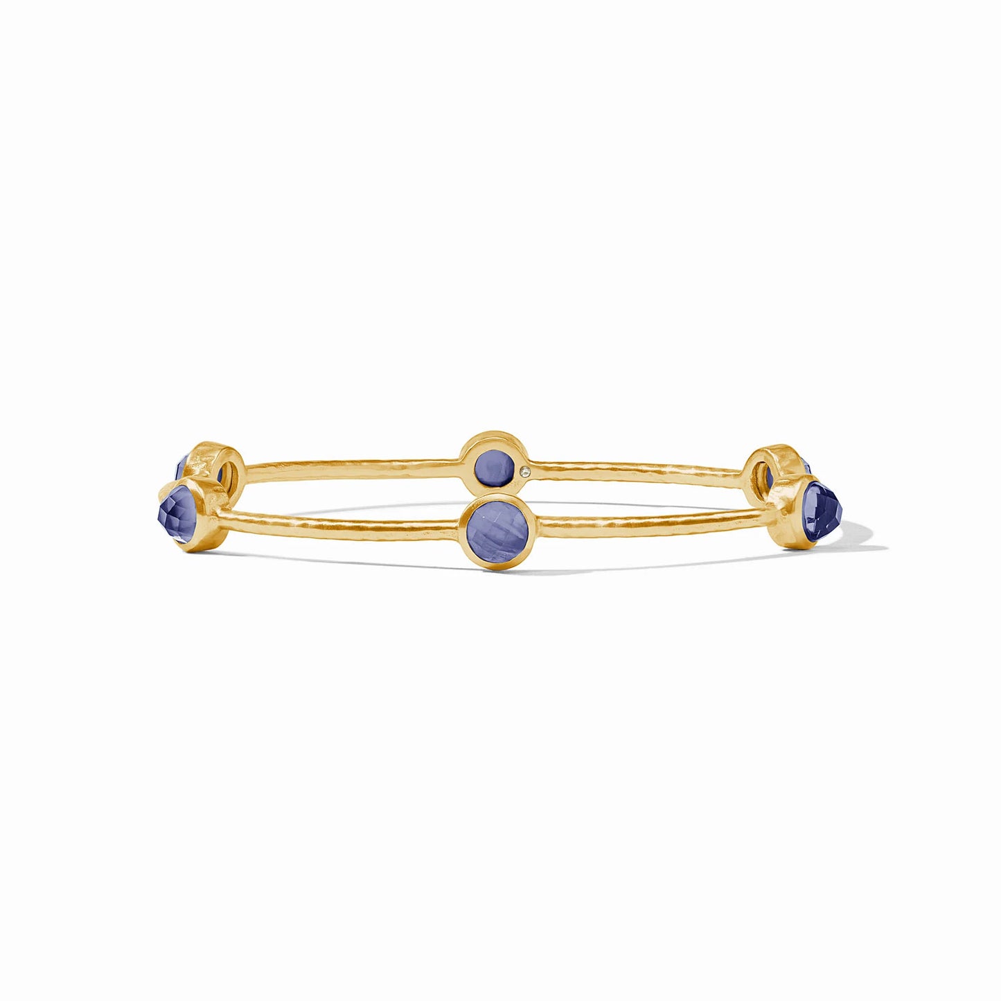 Julie Vos - Bracelet - Milano Luxe Bangle - Iridescent Tanzanite Blue - Medium