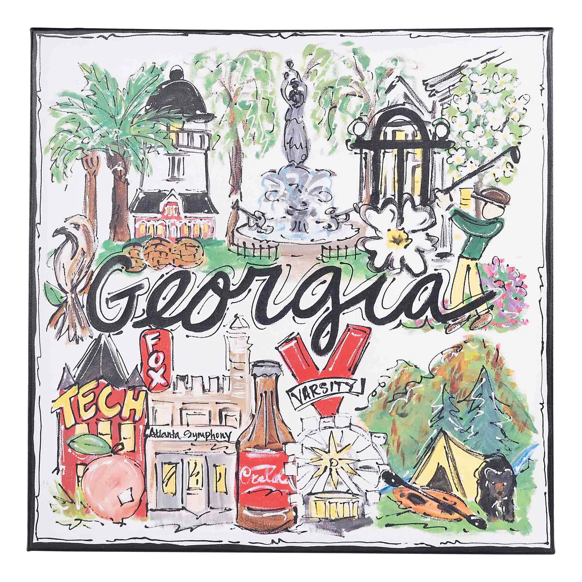Glory Haus - Art - Georgia Icon Canvas - Findlay Rowe Designs