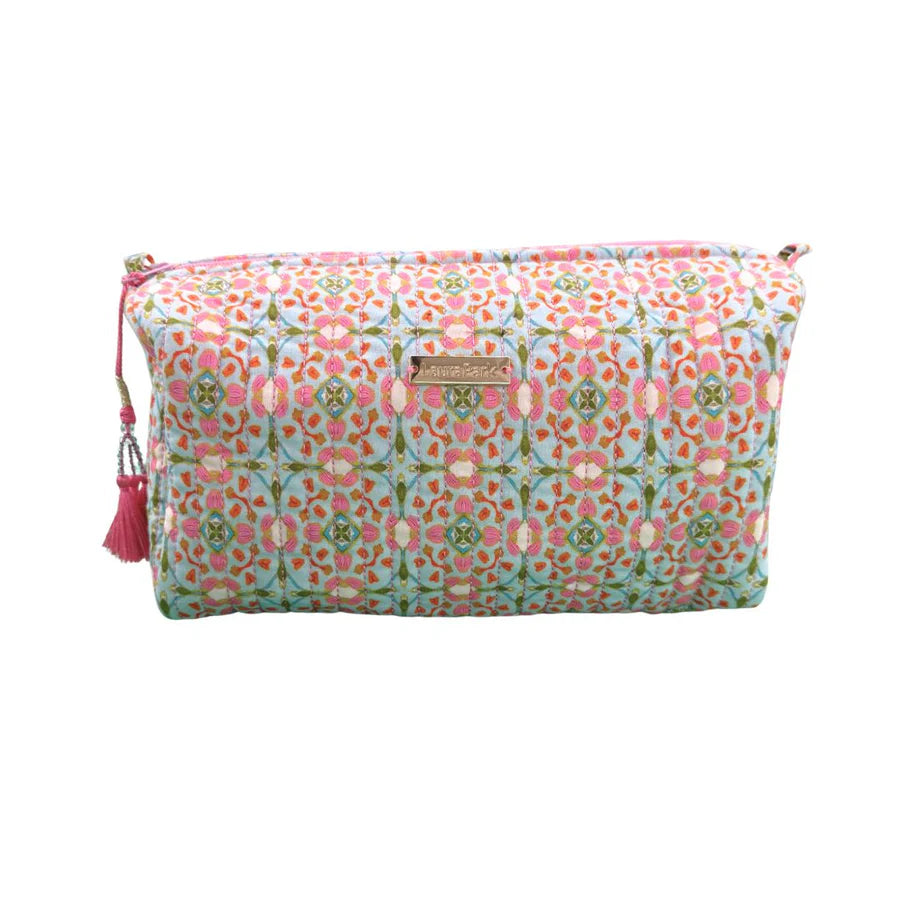 Laura Park - Cosmetic Bag - Quilted Signature - Gasparilla - Large - Findlay Rowe Designs