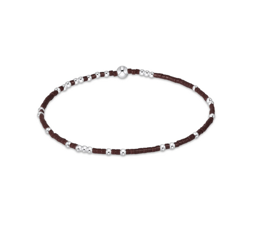 Enewton - Hope Unwritten Sterling  Bracelet - Chocolate