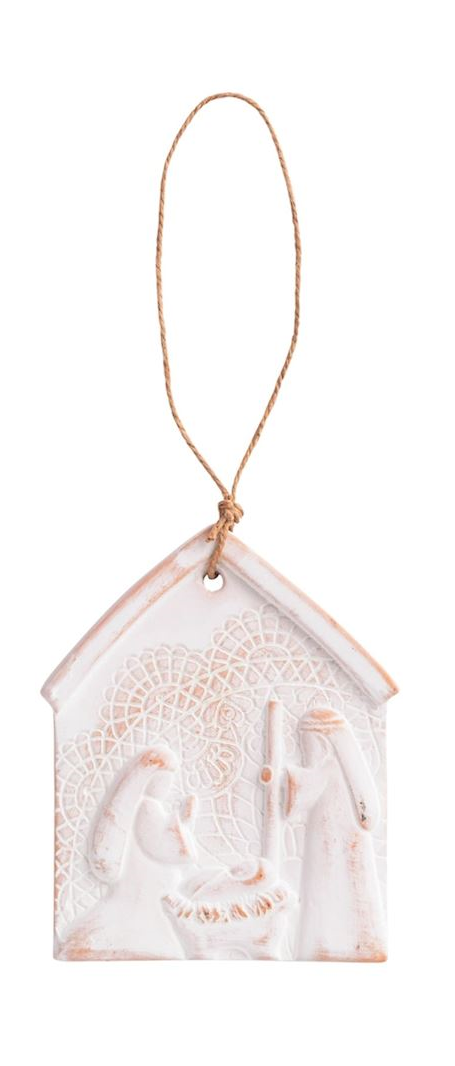 Mud Pie - Ornaments - Nativity Lace