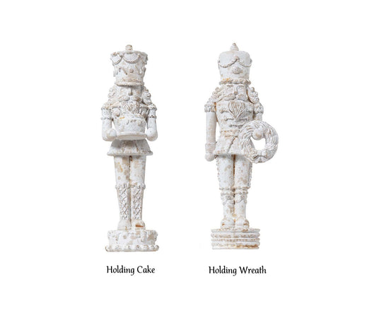 Nutcracker - 10 in - Antique White