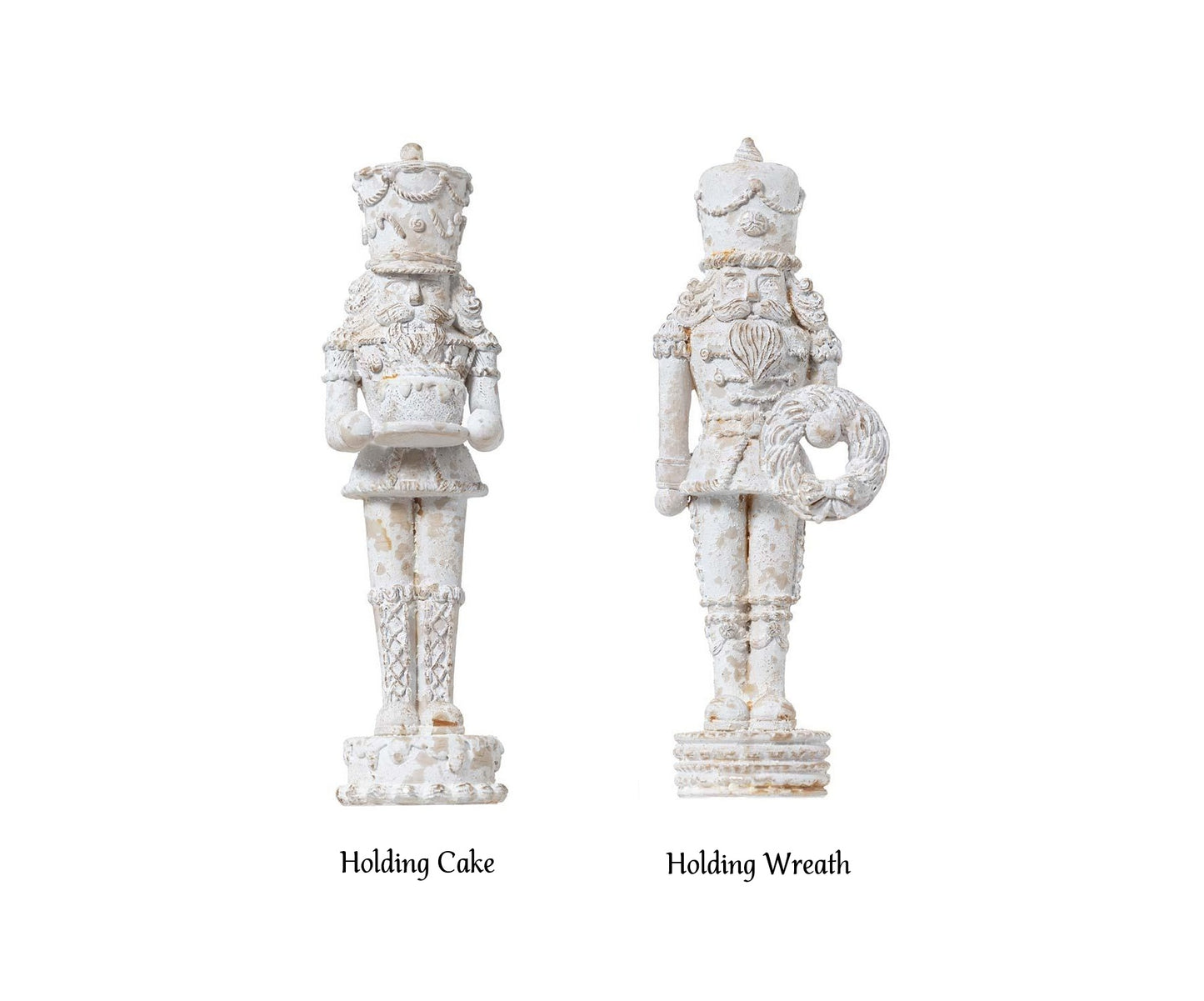 Nutcracker - 10 in - Antique White