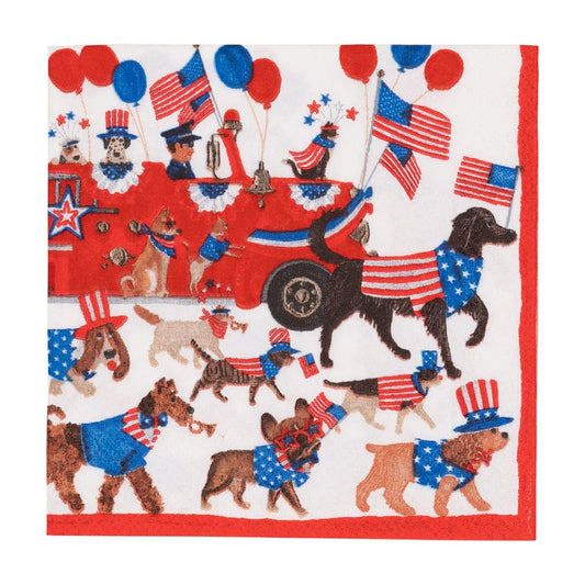 Caspari - Cocktail Napkins - Join The Parade - Findlay Rowe Designs