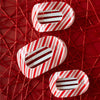 Teleties - Candy Cane Crush Medium Flat Round Hair Clip