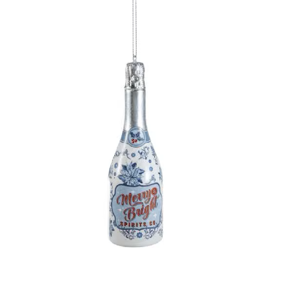 Ornament - Champagne Bottle - Merry & Bright - Findlay Rowe Designs