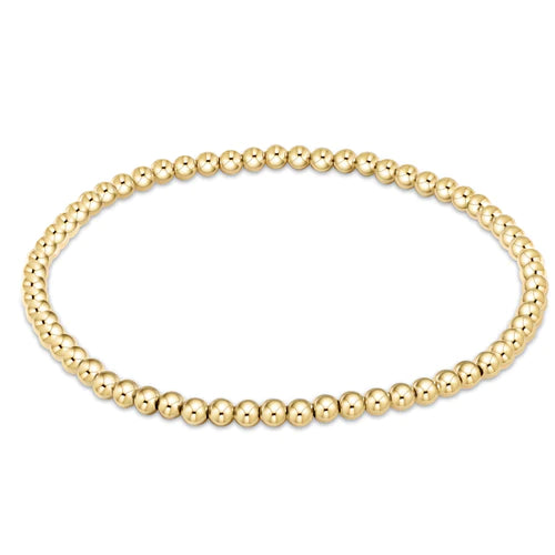 Enewton - egirl classic gold 3mm bead bracelet - Findlay Rowe Designs