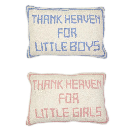 Pillow - Embroidered - Thank Heaven - Findlay Rowe Designs