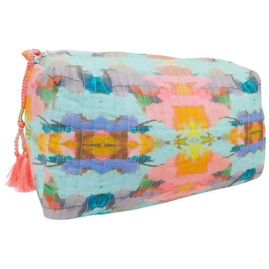 Laura Park-  Large Cosmetic Bag in Antigua Smile - Findlay Rowe Designs
