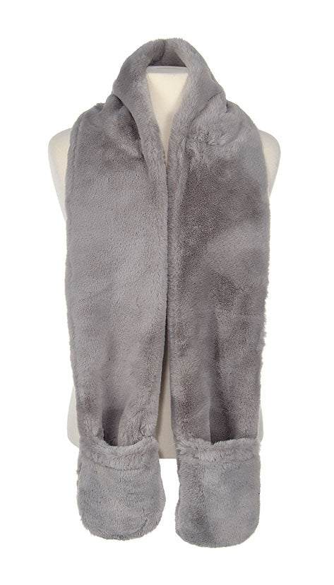 Plush Scarf with Pockets