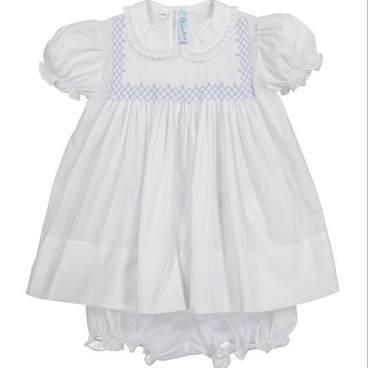 Feltman Brothers- Vintage 6M Smocked Bodice Dress - Findlay Rowe Designs