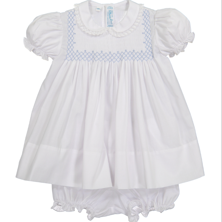 Feltman Brothers- Vintage 6M Smocked Bodice Dress - Findlay Rowe Designs