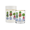 Double Old Fashioned Glass - Holiday Topiaries - Findlay Rowe Designs