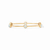 Julie Vos - Milano Luxe Bangle - Aquamarine Blue- Medium - Findlay Rowe Designs