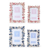 4x6 or 5x7 Hydrangea Hand-Painted Enamel Frame