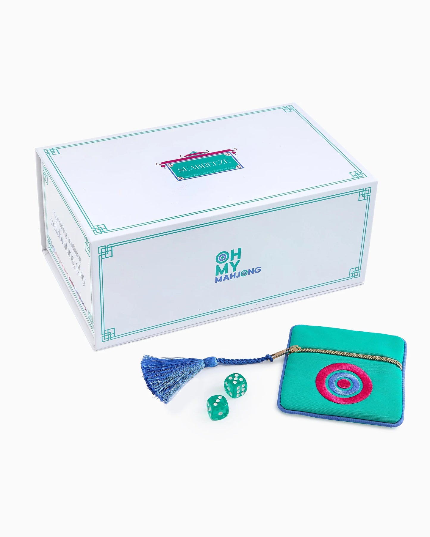Oh My Mahjong - Mahjong Tiles - Seabreeze - Findlay Rowe Designs