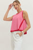 Entro - Top - Sleeveless Knit - Pink - Findlay Rowe Designs
