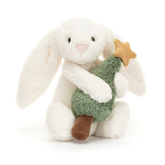 Jellycat - Bashful Bunny with Christmas Tree - Findlay Rowe Designs