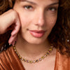 Julie Vos - Necklace - Rainbow Tennis Necklace - Champagne Radiance - Findlay Rowe Designs