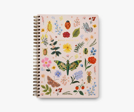 Rifle Paper- Curio Pattern Spiral Notebook