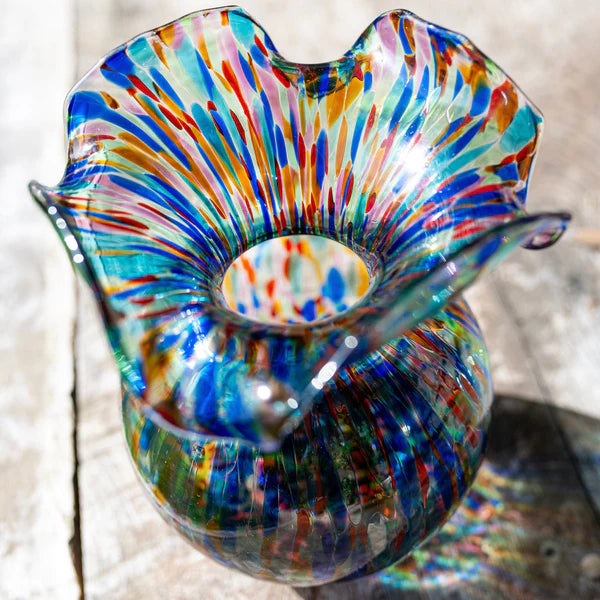 Vietri - Bud Vase - Hibiscus Glass Carnevale - Findlay Rowe Designs