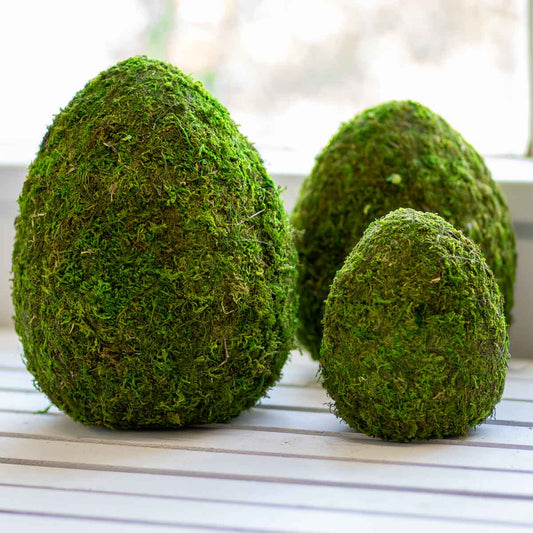 Moss Egg Decor - Findlay Rowe Designs