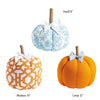 Mud Pie - Patterned Fabric Pumpkin - Findlay Rowe Designs