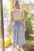 Dress - Print Waist-Tie Sleeveless Midi - Findlay Rowe Designs