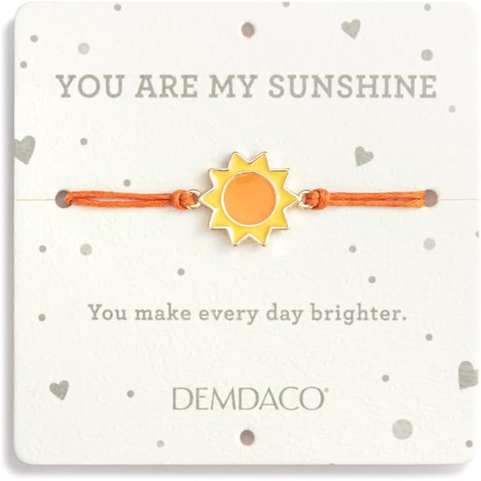Demdaco - Beary Charmings - You Are My Sunshine Bear/ Bracelet Set