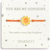 Demdaco - Beary Charmings - You Are My Sunshine Bear/ Bracelet Set