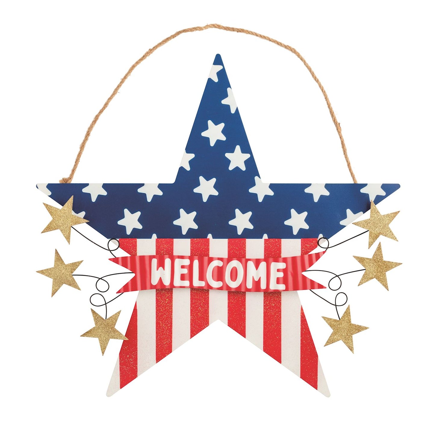 Mud Pie - Door Hanger - Americana - Findlay Rowe Designs