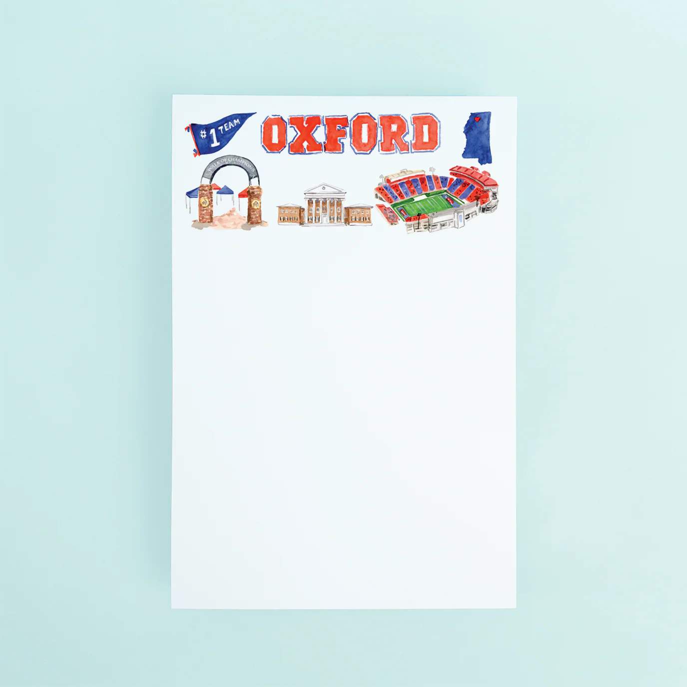 Taylor Paladino - Notepad - Oxford Pattern