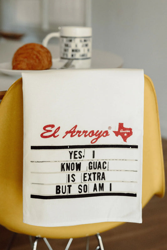 EL ARROYO- Tea Towel - Guac Is Extra