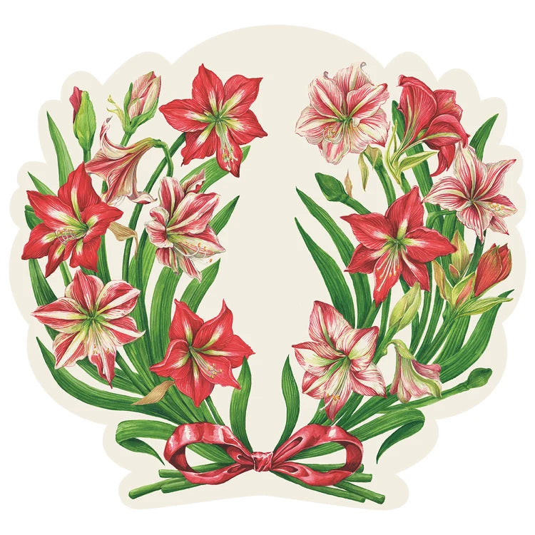 Hester & Cook - Placemat - Die-Cut Amaryllis - Findlay Rowe Designs