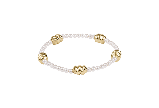 Enewton - Admire Gold 3mm Pearl Bracelet