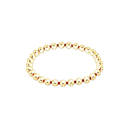 Enewton - Gameday Hope Grateful 5mm Bead Bracelet - Crimson - Findlay Rowe Designs
