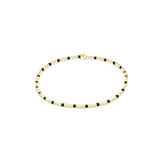 Enewton - Gameday Hope Sincerity Pattern 2mm Bead Bracelet - Dark Green - Findlay Rowe Designs