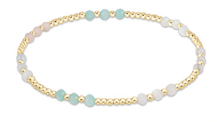 Enewton - Gemstone Gold Joy Pattern 3MM Bead Bracelet - Hot Mess Spring 2025 - Findlay Rowe Designs