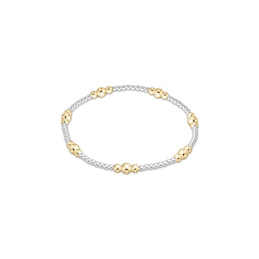 Enewton - Purpose Gold 4mm Bead Bracelet - Mixed Metal - Findlay Rowe Designs