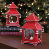 Beatriz Ball- HOLIDAY Pagoda Lantern (Red) - Findlay Rowe Designs