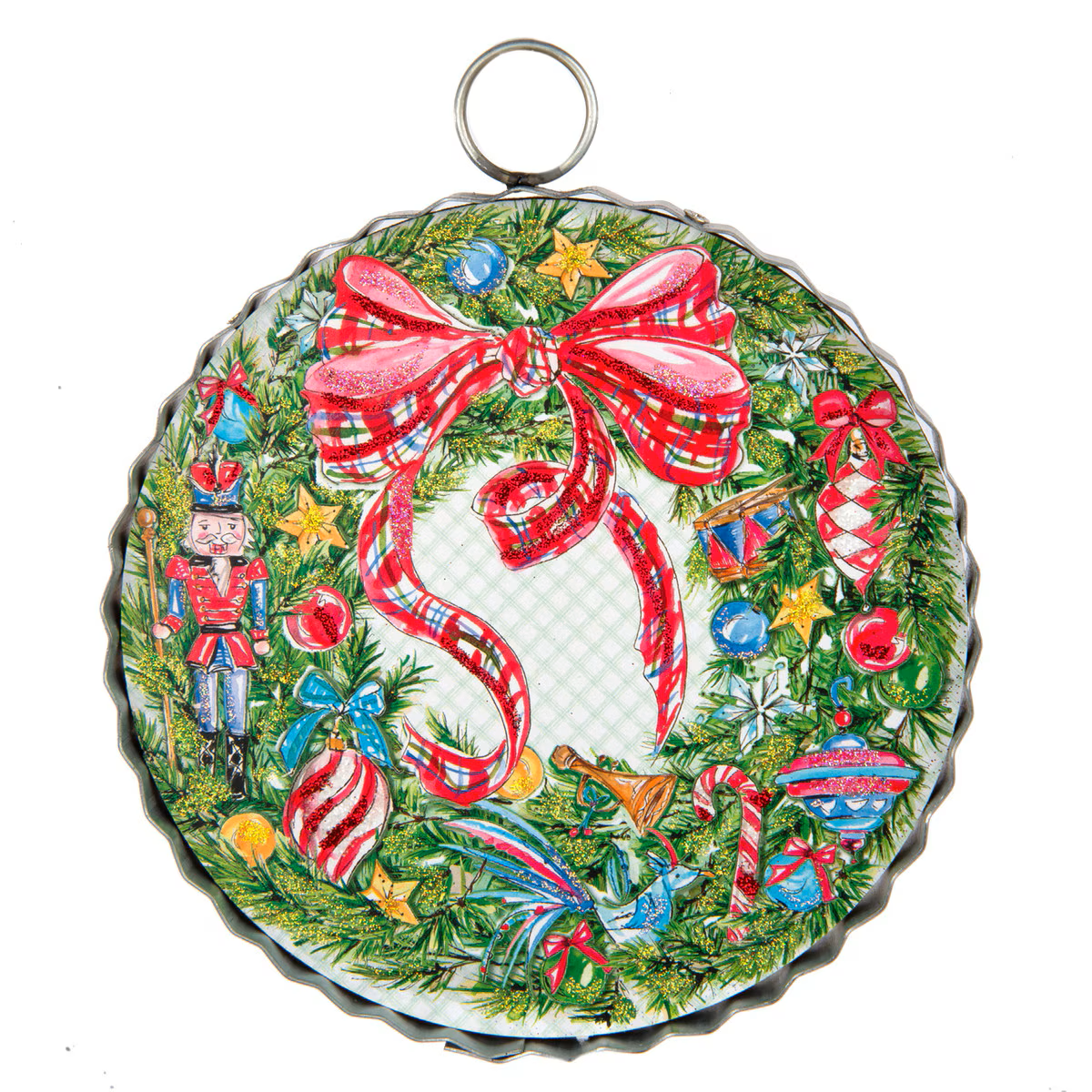 Round Top - Charm - Mini Traditional Wreath Charm - Findlay Rowe Designs
