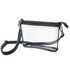 Small Clear Stadium Crossbody - Black - Findlay Rowe Designs