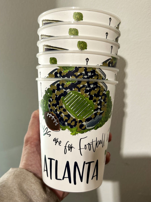 Happy by Rachel - Party Cup - Saturday Football - Atlanta - Findlay Rowe Designs
