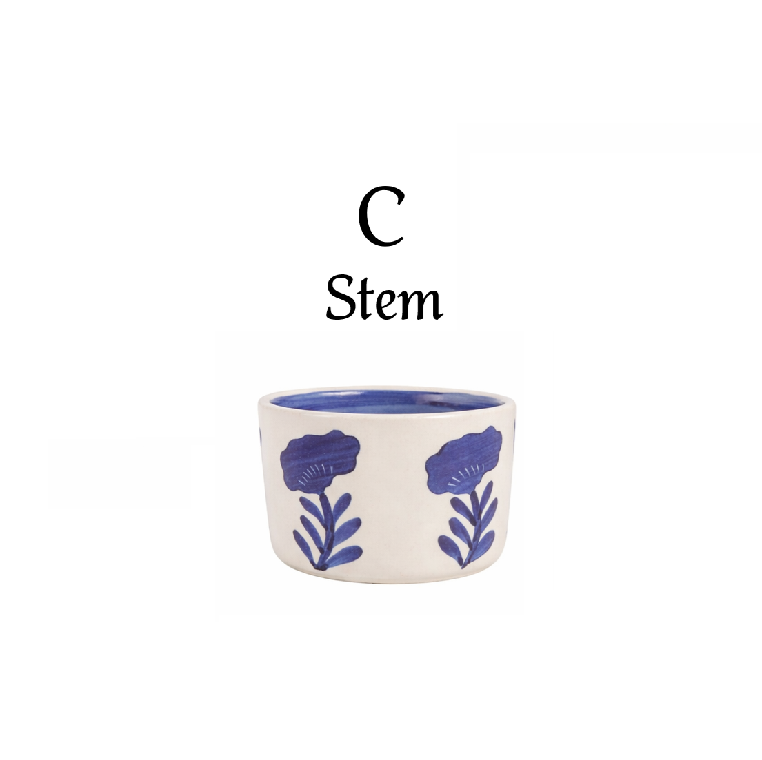 Mud Pie - Tidbit Bowl - Blue Floral - Findlay Rowe Designs