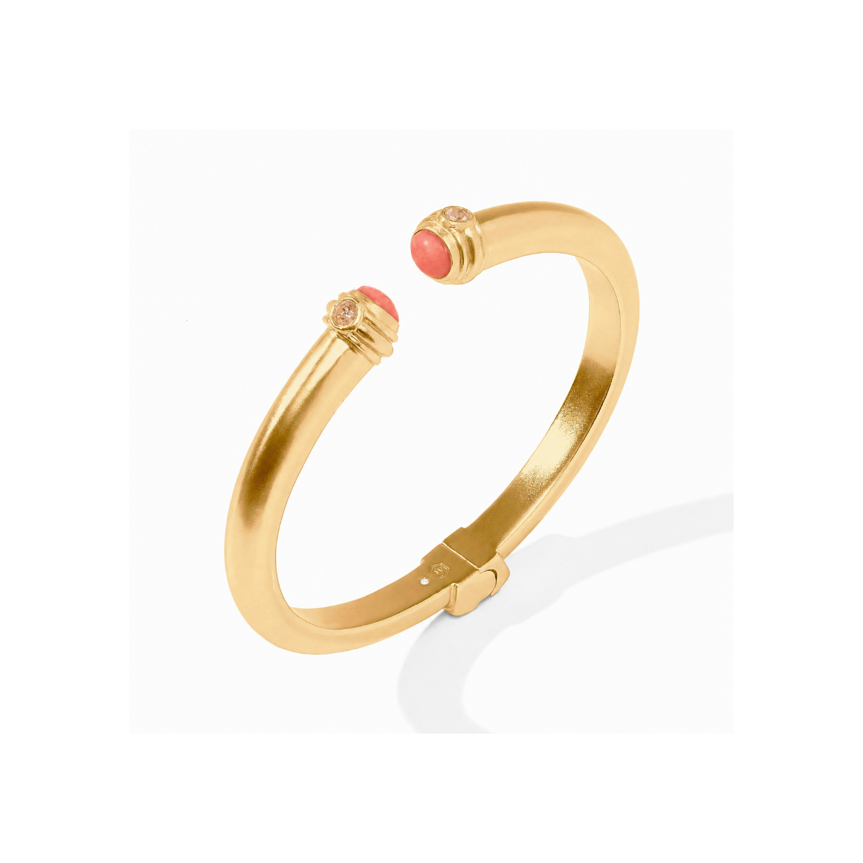 Julie Vos - Bracelet - Portofino Demi Cuff - Melon Jade