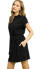 Umgee - Dress - Luxeknit Pleated Mini - Black - Findlay Rowe Designs