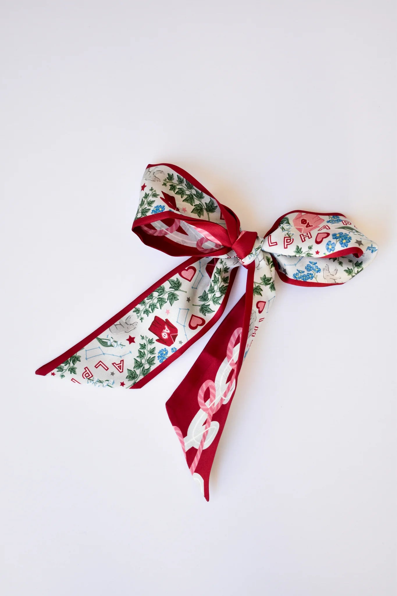 Saturday Silks - Skinny Scarf - Greek Life - Findlay Rowe Designs