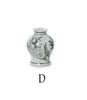 Vases - Green and White Chinoiserie - Primrose and Lotus - Findlay Rowe Designs