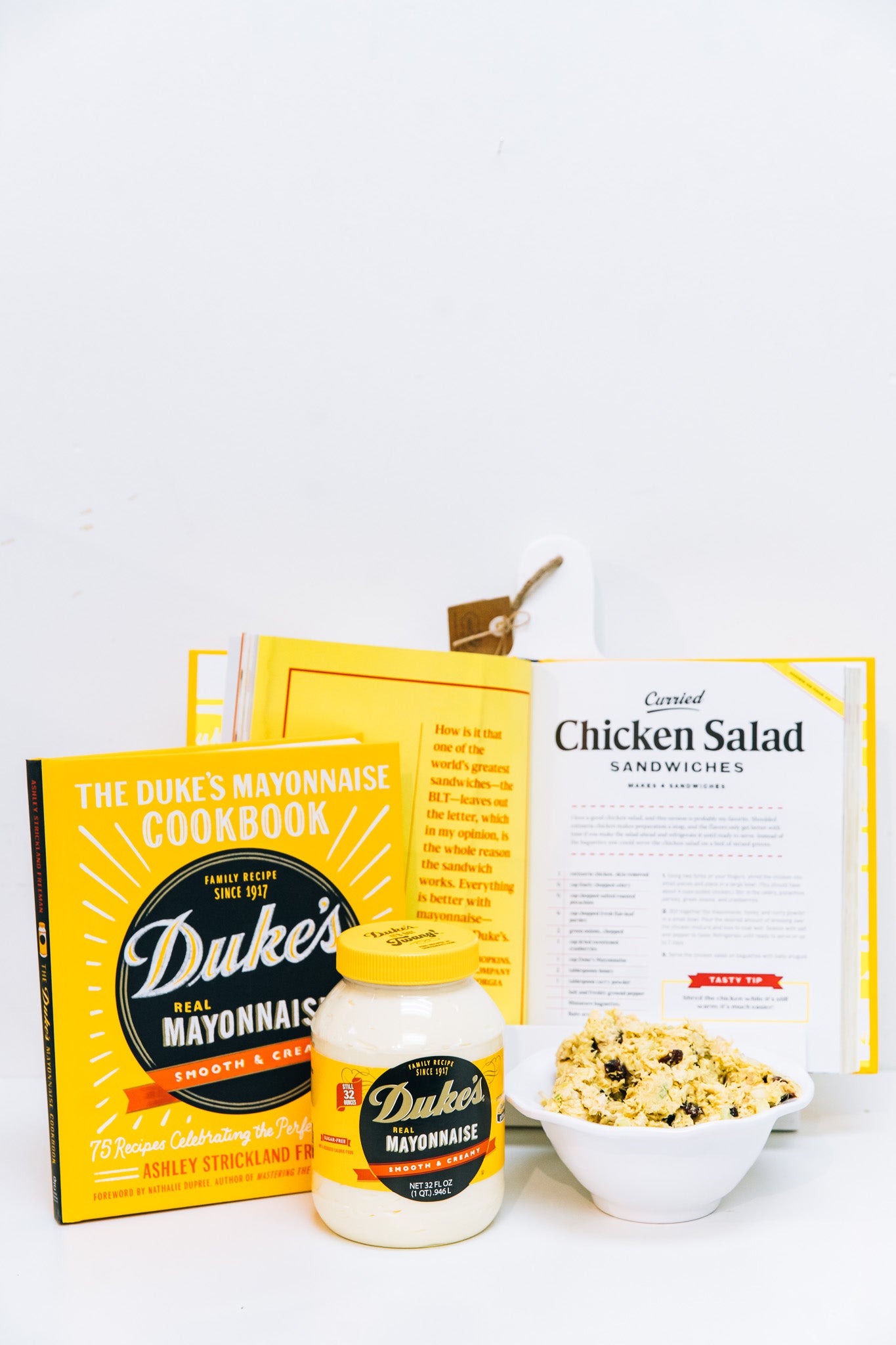  DUKE'S MAYONNAISE COOKBOOK - Findlay Rowe Designs show with recipe made Chicken Salad